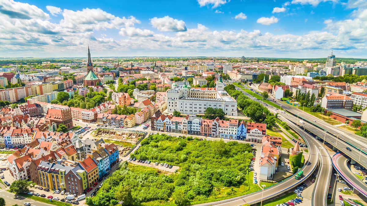 Szczecin z lotu ptaka