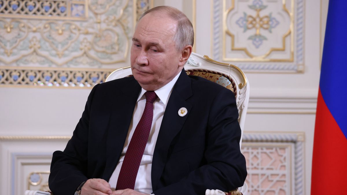 Rosyjski dyktator Władimir Putin 