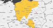 Pół Polski na żółto. Kolejne ostrzeżenia na piątek od IMGW
