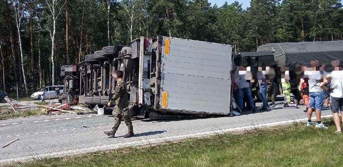 Karambol na S17 koło Garwolina