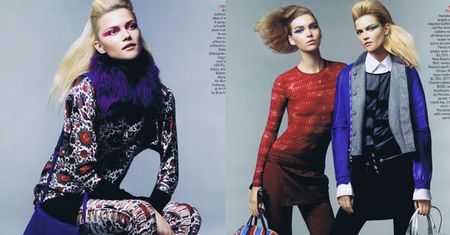 Kolorowa Kasia Struss amerykańskim "Vogue'u" (FOTO)