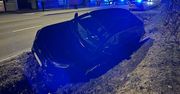 Pijana kobieta wjechała do rowu. Miała blisko 3,5 promila alkoholu
