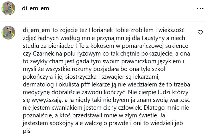 Oświadczenie Daniela Martyniuka