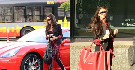 "Miłość na bogato": Pietrasińska w czerwonym Ferrari! (FOTO)