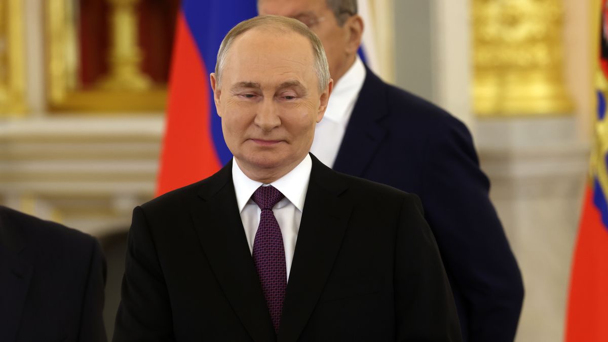 Russian President Vladimir Putin Receives Credentials From Ambassadors At The Kremlin
MOSCOW, RUSSIA - NOVEMBER 5: (RUSSIA OUT) Russian President Vladimir Putin attends a reception for foreign ambassadors at the Grand Kremlin Palace, November 5 2024, in Moscow, Russia. Putin received credentials from new 28 foreign ambassadors during a ceremony at the Kremlin. (Photo by Contributor/Getty Images)
Contributor