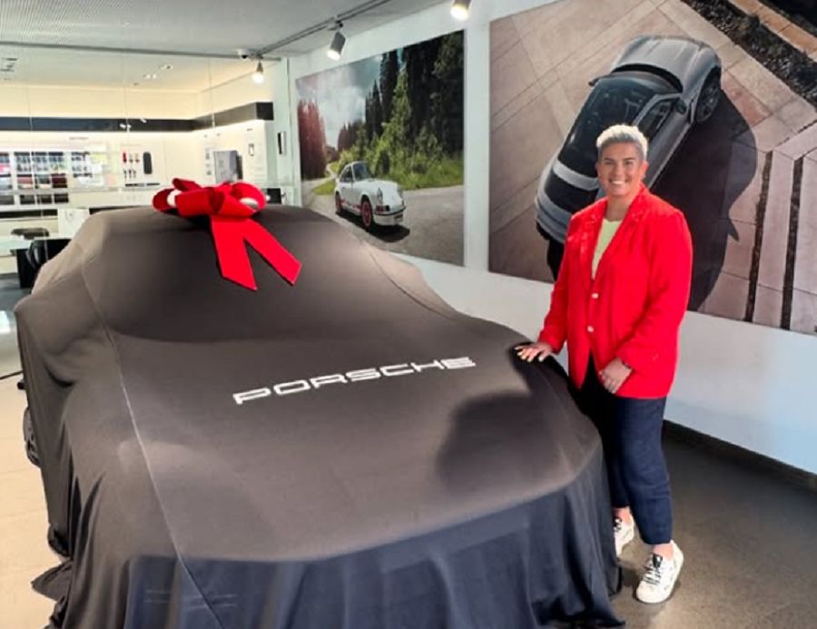 Anita Włodarczyk i jej nowe Porsche