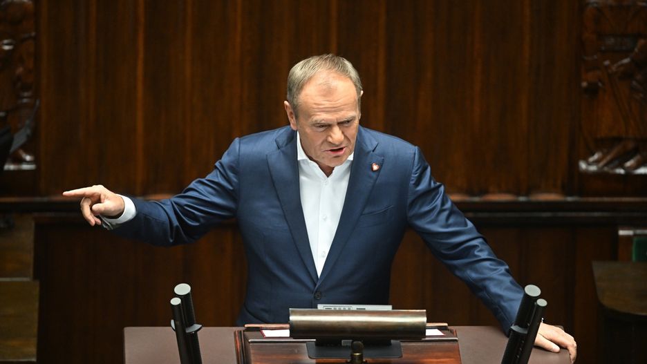 Donald Tusk w Sejmie.
