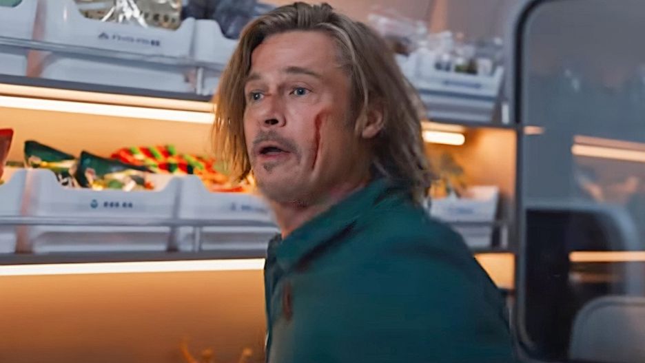 Brad Pitt w filmie "Bullet Train"