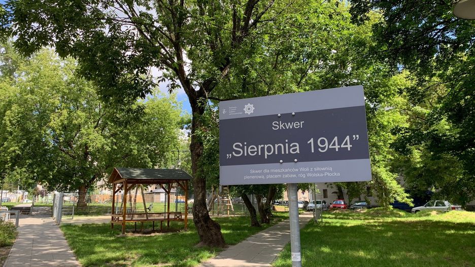 Warszawa. Skwer "Sierpnia 1944" jest już nazwą oficjalną