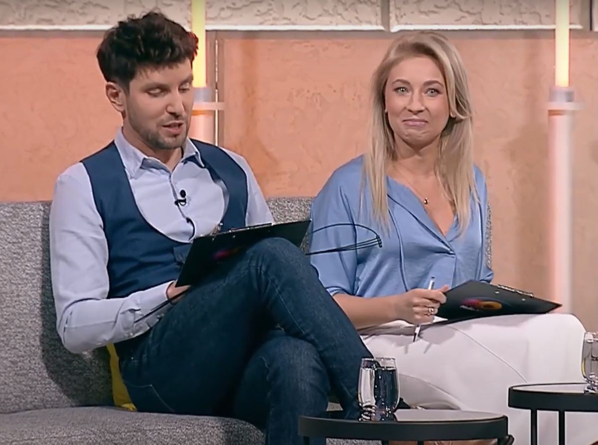 Piotr Wojdyło i Anna Hebda w programie "Hallo Kraków"