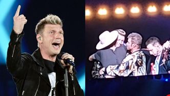 Nick Carter PŁACZE na scenie koncertu Backstreet Boys po śmierci Aarona Cartera: "Nasze serca pogrążone są w smutku..." (WIDEO)