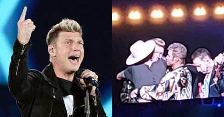Nick Carter PŁACZE na scenie koncertu Backstreet Boys po śmierci Aarona Cartera: "Nasze serca pogrążone są w smutku..." (WIDEO)