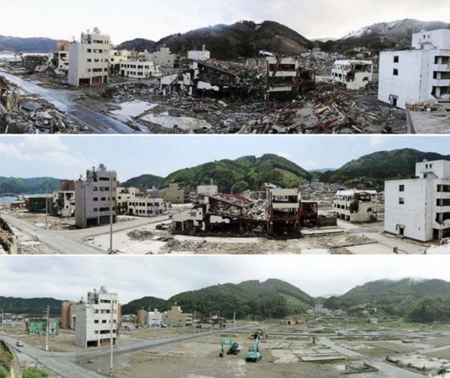 Japonia - w trakcie i 6 miesięcy po katastrofie