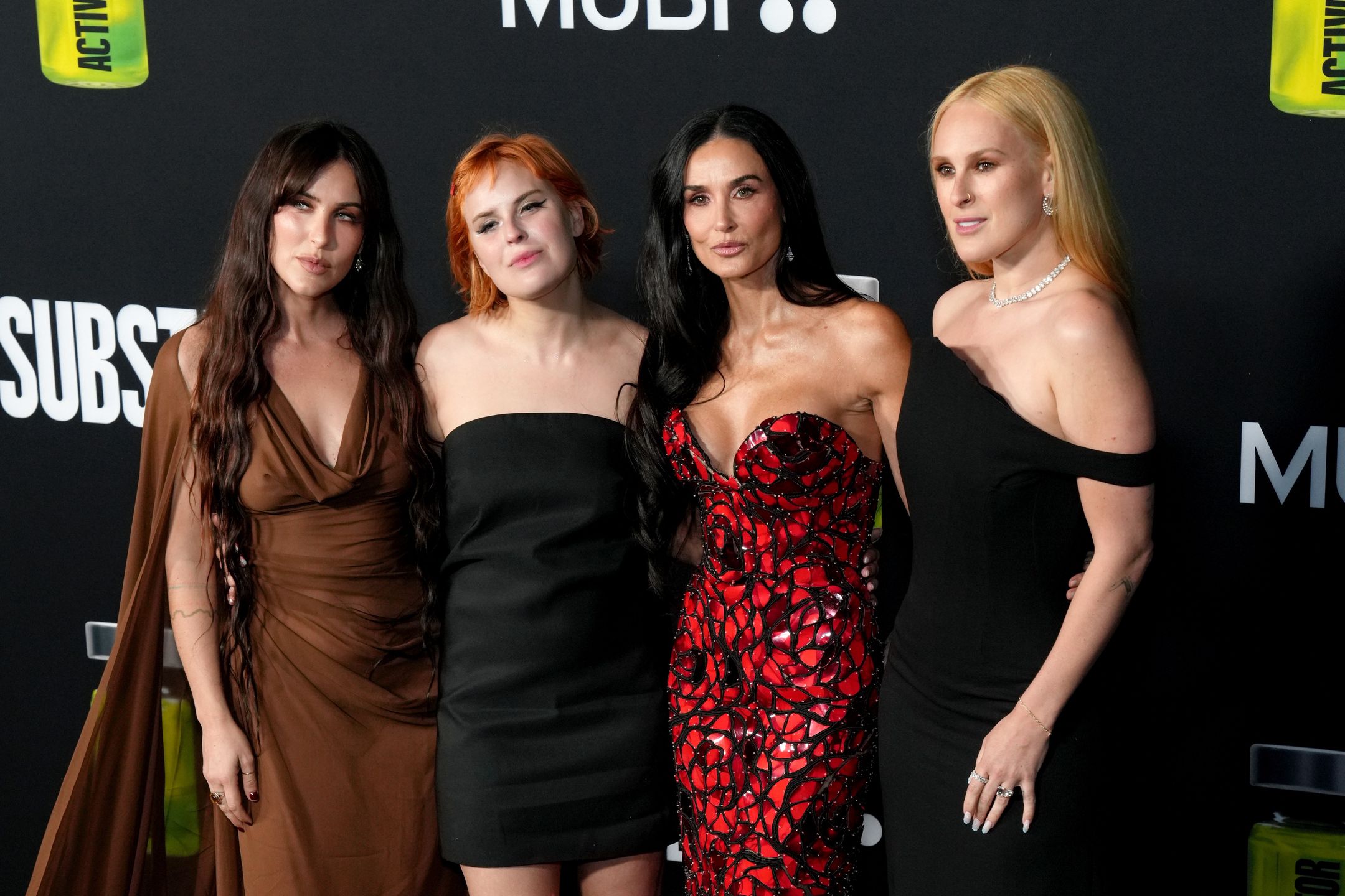 Scout, Tallulah, Rumer Willis i Demi Moore, 2024 r.
