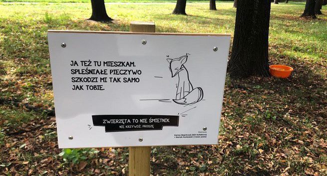 Miasto Jest Nasze z akcją przeciw dokarmianiu zwierząt w Warszawie