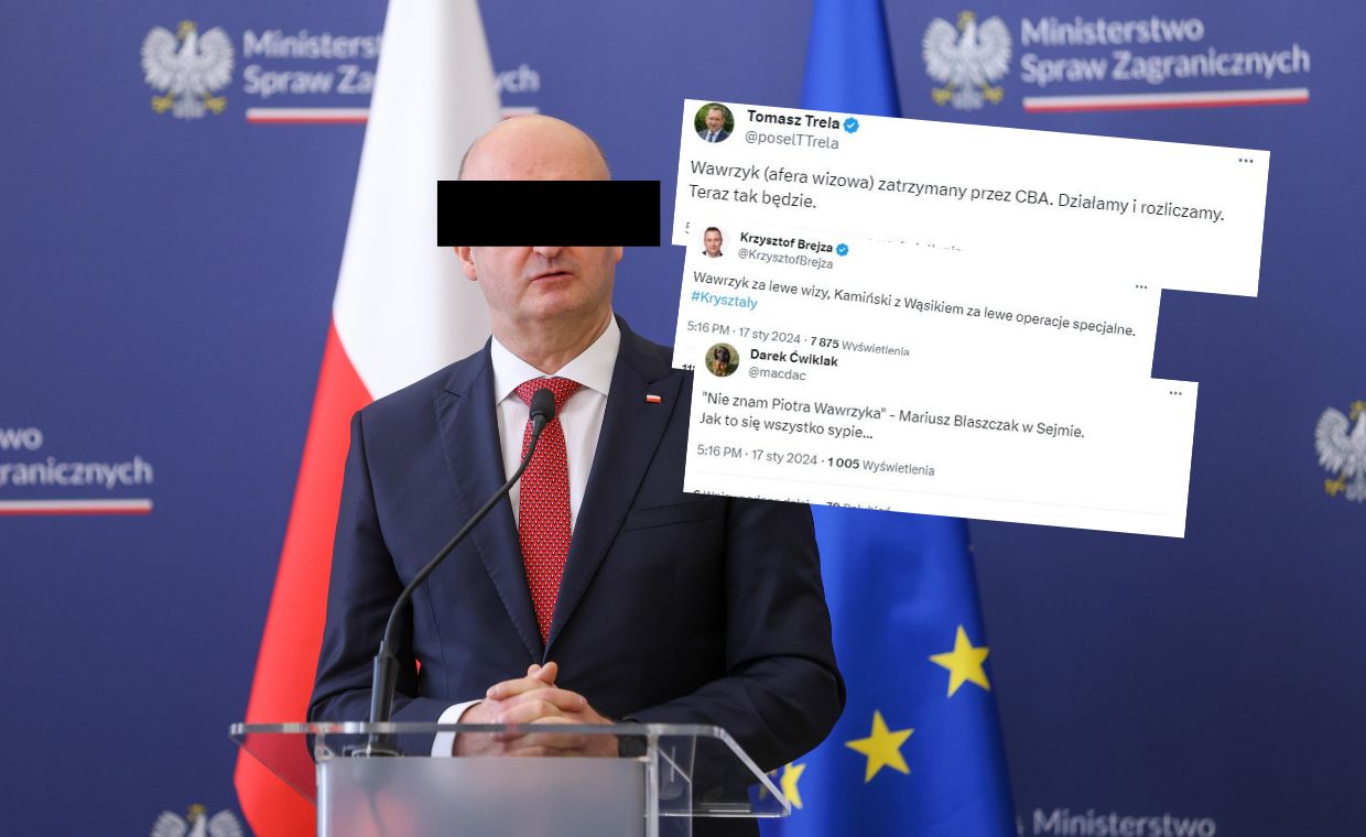 Były wiceszef MSZ Piotr W. zatrzymany. "Jak to się wszystko sypie"