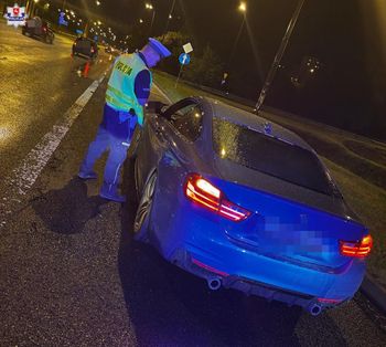 Lublin: Kolejna policyjna akcja "Drift-Stop". Są jeszcze tacy, którzy mylą ulicę z torem wyścigowym