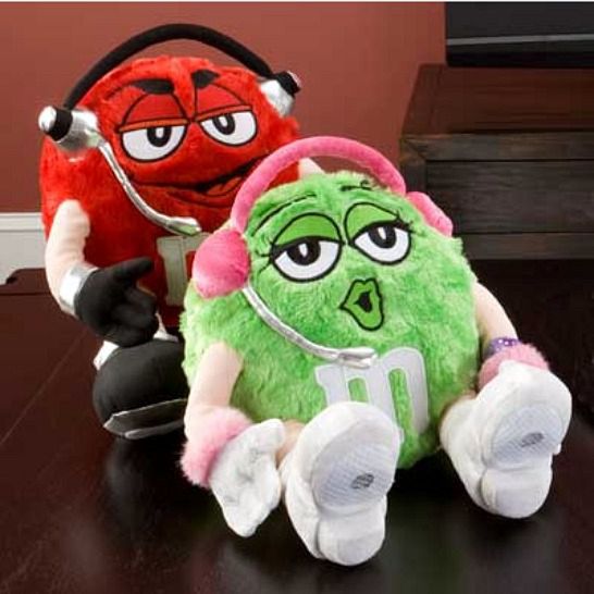 M&M's plush speakers