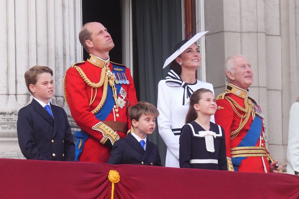 Książę Louis podczas parady wojskowej Trooping the Colour
