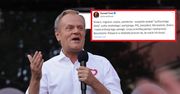 Mocny wpis Donalda Tuska. "Pokażcie, że macie ich dosyć"