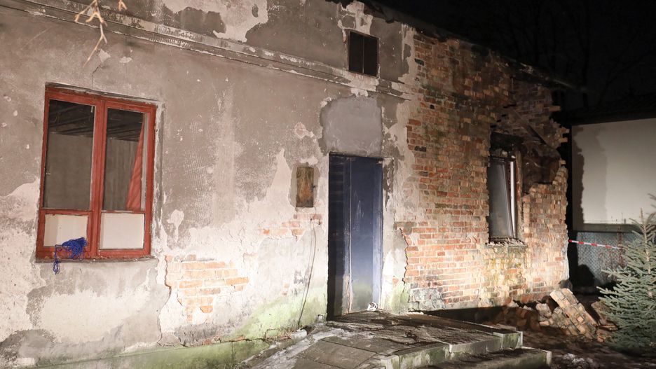 Mazowieckie. W Grodzisku Mazowieckim zawalił się fragment ściany
