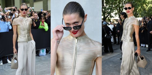 Światowa Małgorzata Bela BŁYSZCZY na Fashion Weeku w Mediolanie! Zasiadła w pierwszym rzędzie obok gwiazd Hollywood (ZDJĘCIA)
