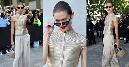 Światowa Małgorzata Bela BŁYSZCZY na Fashion Weeku w Mediolanie! Zasiadła w pierwszym rzędzie obok gwiazd Hollywood (ZDJĘCIA)