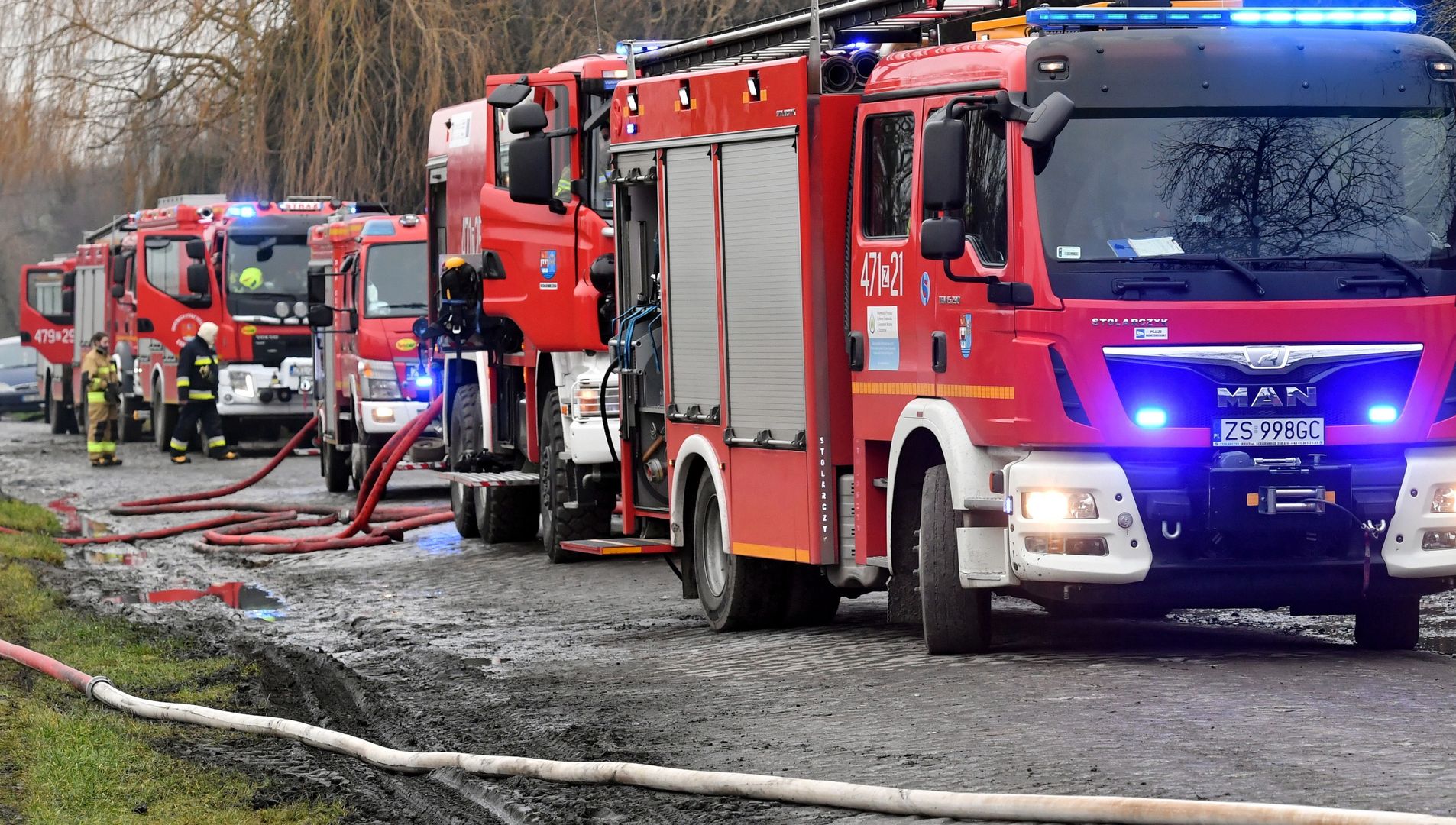 Zasnął z papierosem w ręku. Na pomoc strażaków z Gorzowa Wlkp. było za późno