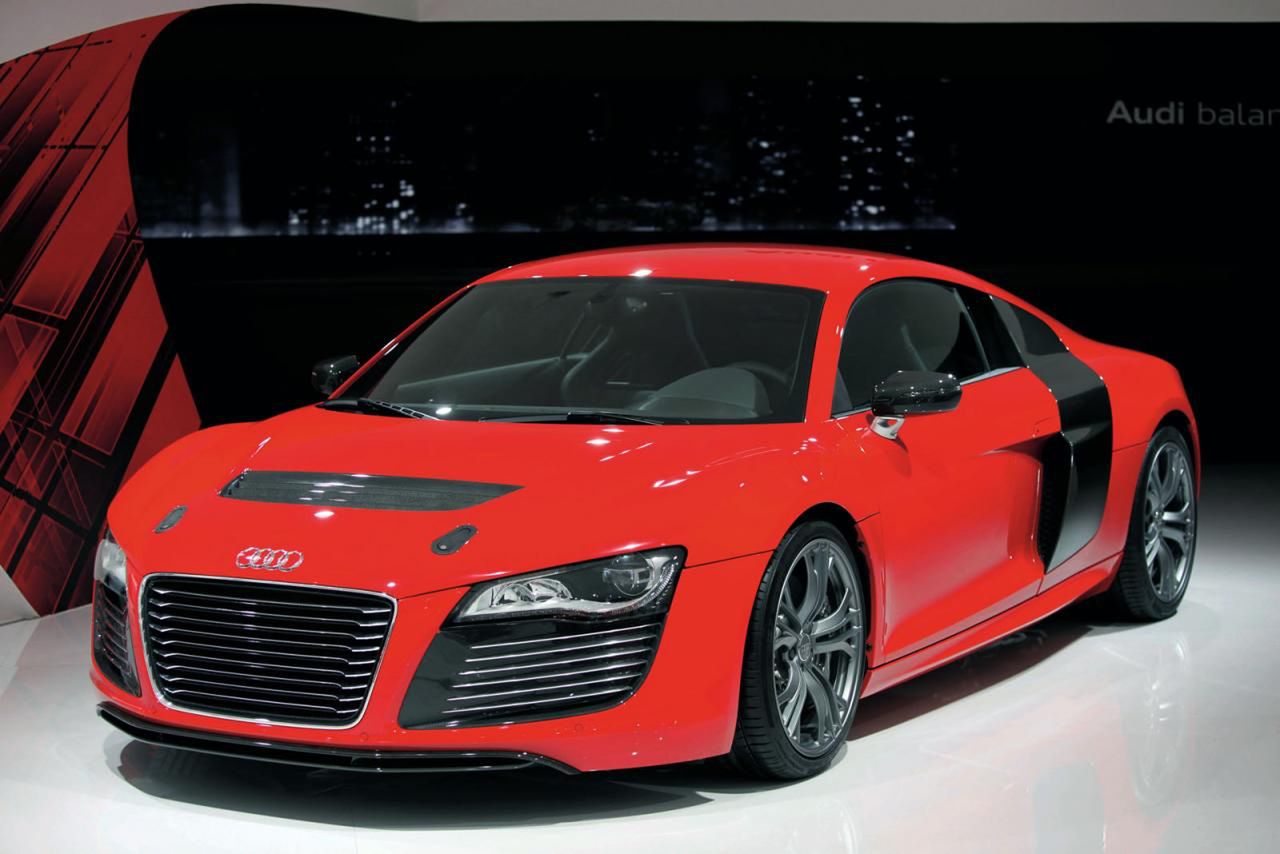 Audi R8 e-Tron we Frankfurcie