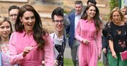 Różowa Kate Middleton drepcze na piknik w "starej" sukience. Wcześniej nosiła ją jej matka (FOTO)