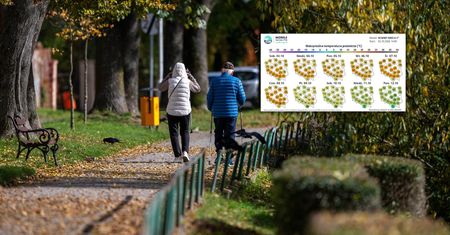 Kilka ciepłych dni, potem zmiana. Nadchodzi spadek temperatur i deszcz