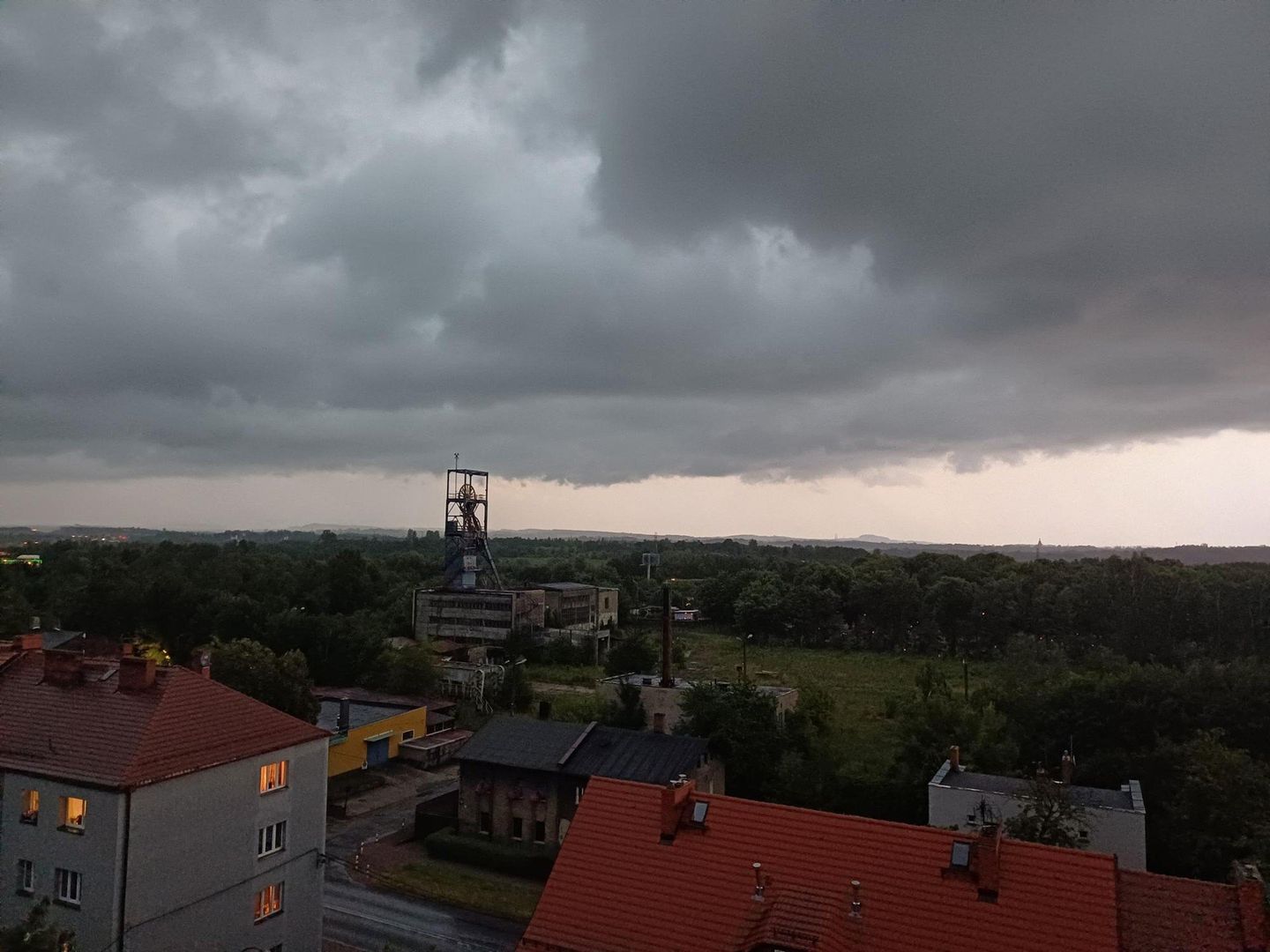 Ulewa nad Bytomiem