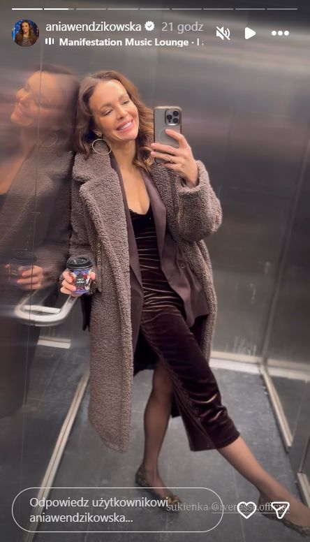 Anna Wendzikowska już znalazła idealny płaszcz na zimę