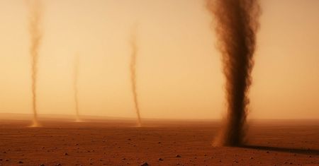 NASA publikuje nagranie z Marsa. Te trzaski pochodzą z wirów pyłowych