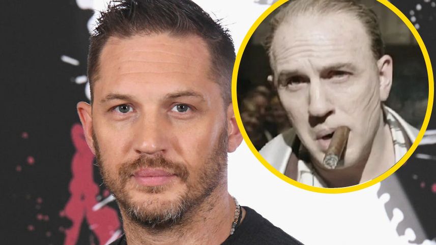 Tom Hardy i jego charakteryzacja w filmie "Fonzo"/"Capone"