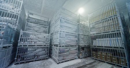 Pracownik sklepu zniknął. Koledzy zajrzeli do zamrażalnika