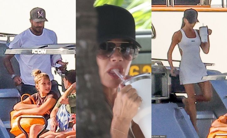 Beckhamowie na jachcie