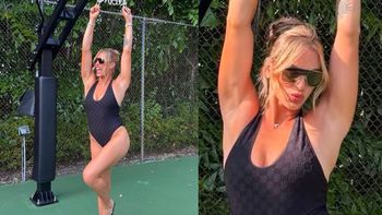 Aryna Sabalenka w stroju kąpielowym robi WYGIBASY NA KOSZU. Tenisistka pokazała kulisy swojej sesji. Ciekawy pomysł? (FOTO)