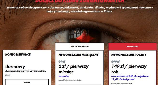 newonce.club ma 6 tys. płacących użytkowników