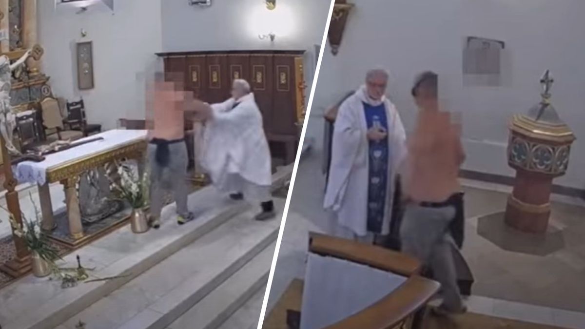 Atak w kościele w Mieścisku