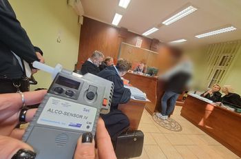 Gorzow: Alkomat na sali rozpraw. Pijany świadek podczas przesłuchania