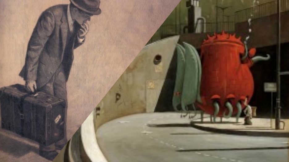 "Przybysz" i "Zguba", scen. i rys. Shaun Tan, Kultura Gniewu, 2021