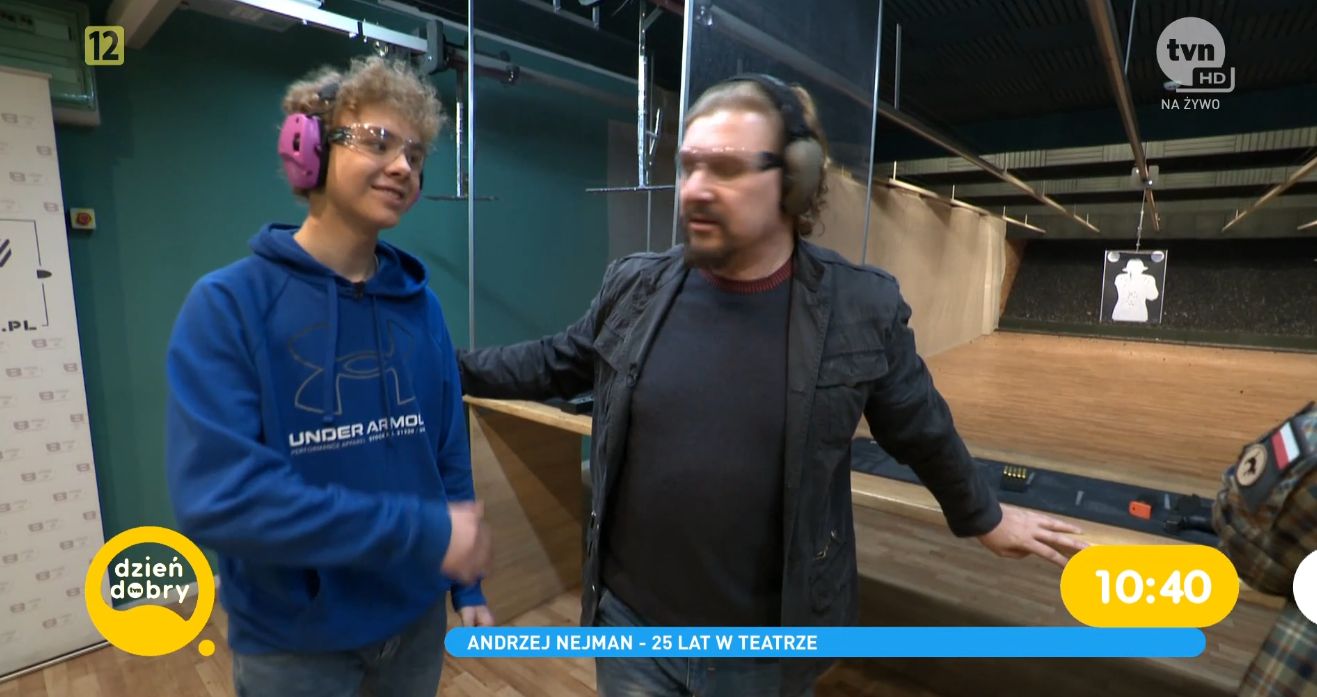 Andrzej Nejman z synem w "DDTVN"