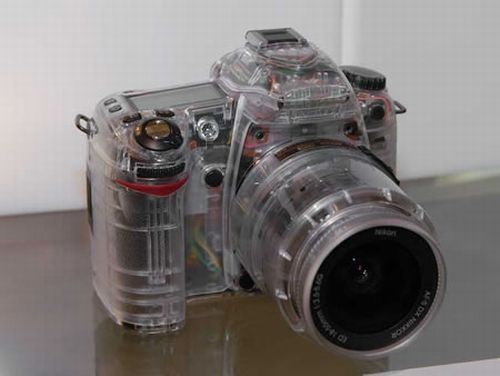 Przeźroczysty Nikon D80