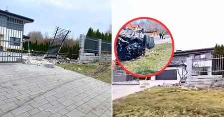 Siła uderzenia była potężna. Nagrania z miejsca wypadku w Chełmie