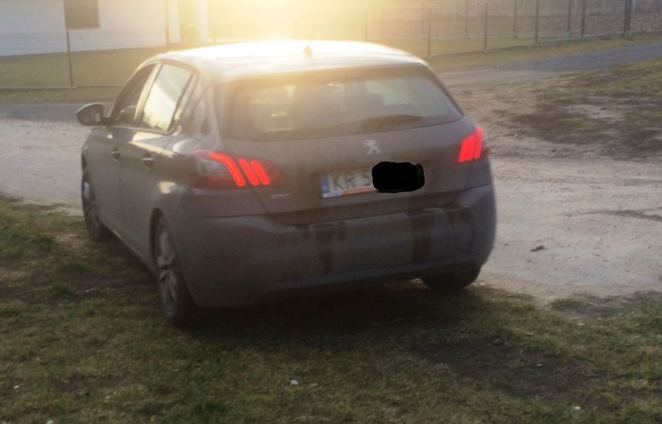 Peugeot 308 nie nadaje się do spektakularnych wyczynów, ale chętnych jak widać nie brakuje