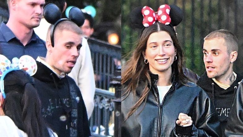 Tak NAPRAWDĘ wyglądał wypad Bieberów do Disneylandu. Hailey uradowana, a Justin znudzony