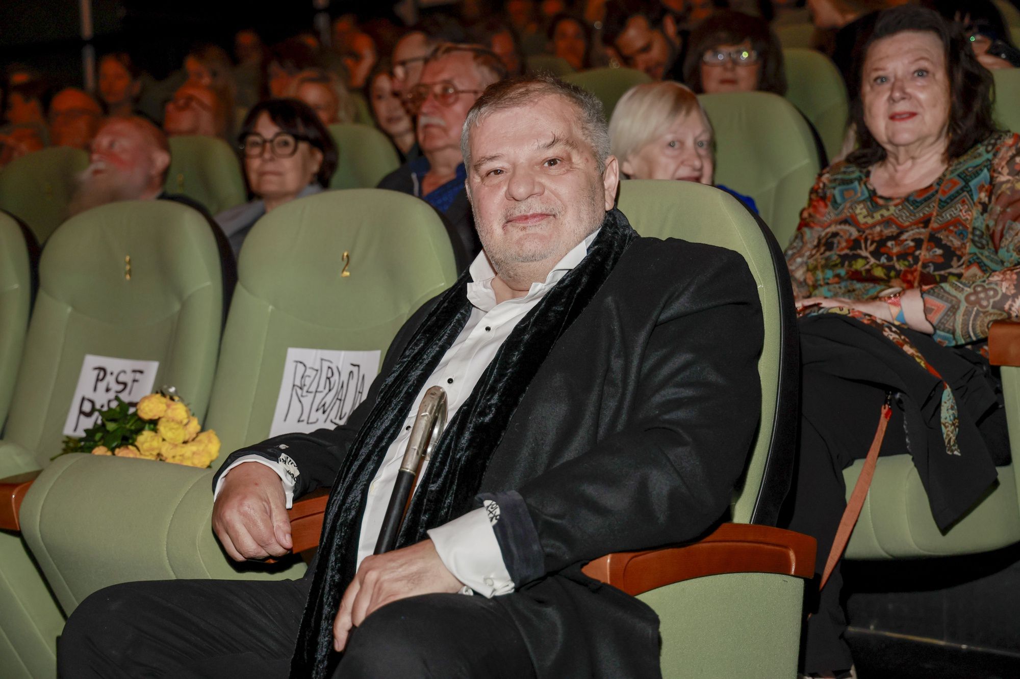 Krzysztof Globisz na premierze filmu "Sny pełne dymu"