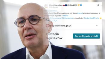 Możesz sprawdzić, czy Twoje dane wyciekły. "Brawo". Wiceminister gratuluje szefowi