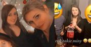 Justyna Żyła świętuje sylwestra z Dominiką Tajner, butelką coli i... dwoma mężczyznami (FOTO)